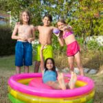 Action im Garten